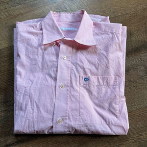 Men's Southern Tide Button Down Shirt Size S Pink